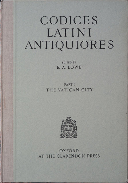Codices Latini Antiquiores Cover